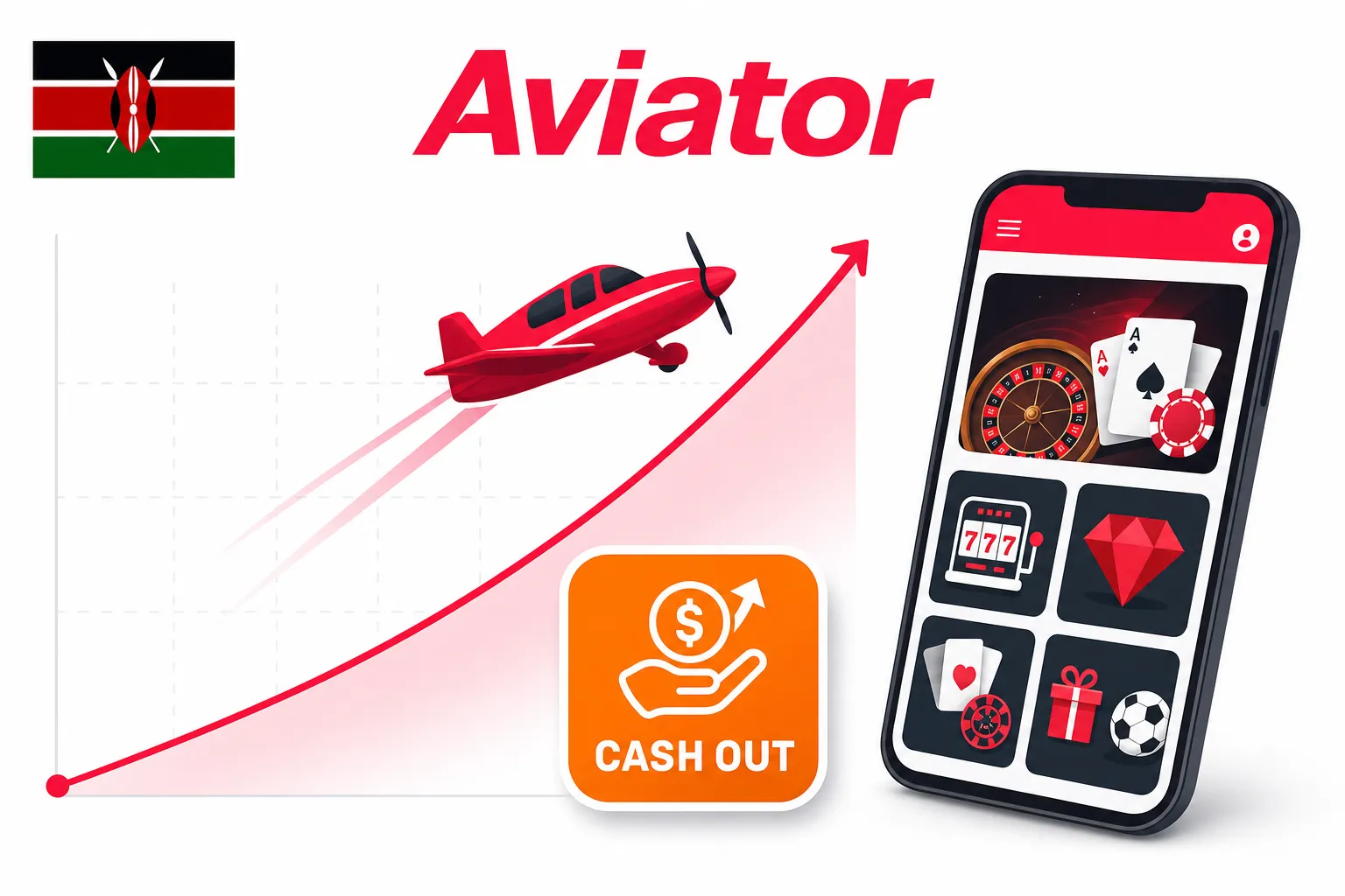 Aviator crash game airplane rising multiplier and Cash Out button