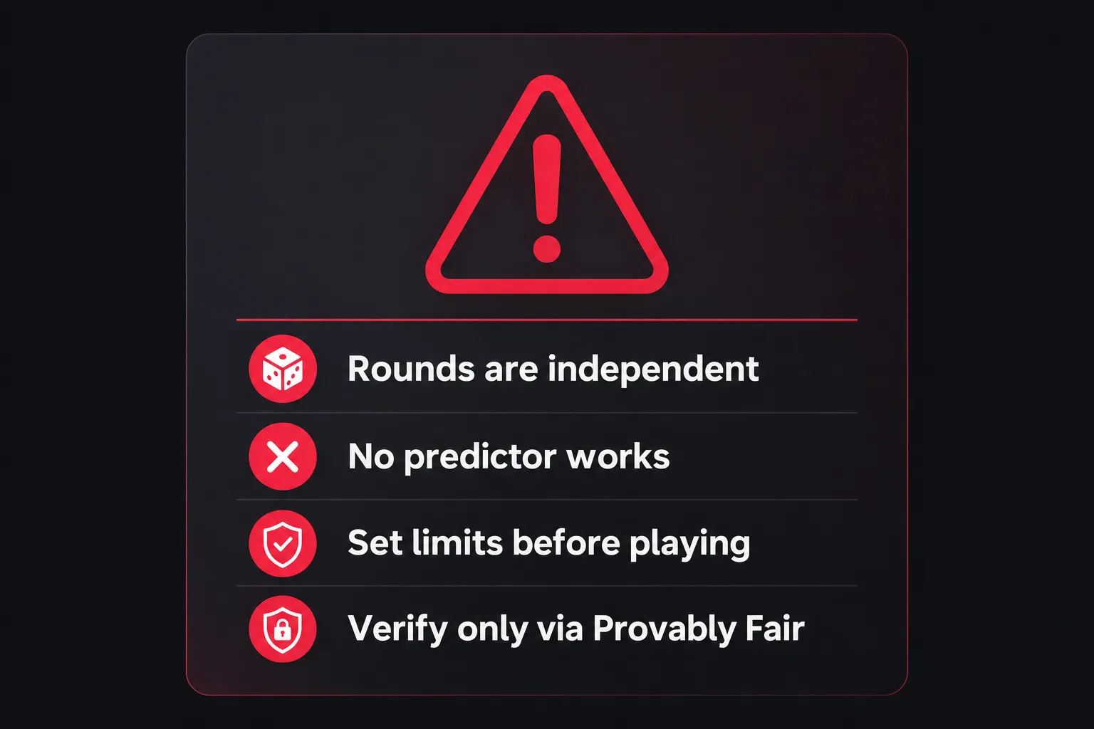 Final reminder card on responsible Aviator play and fairness