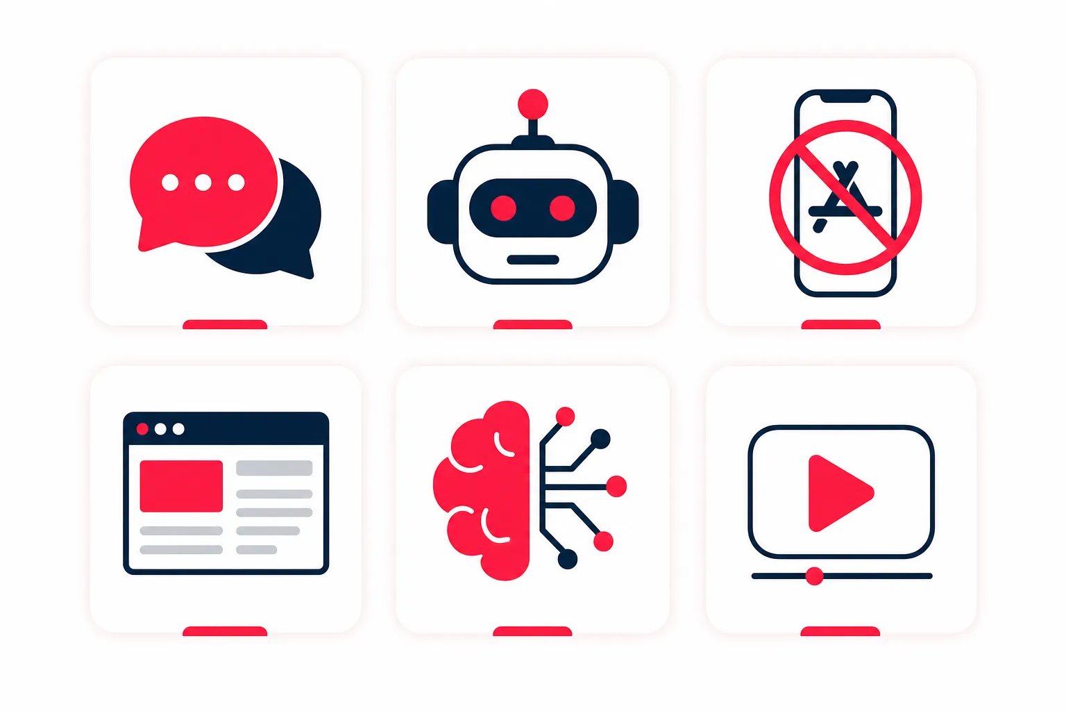 Grid infographic showing different types of Aviator signal formats