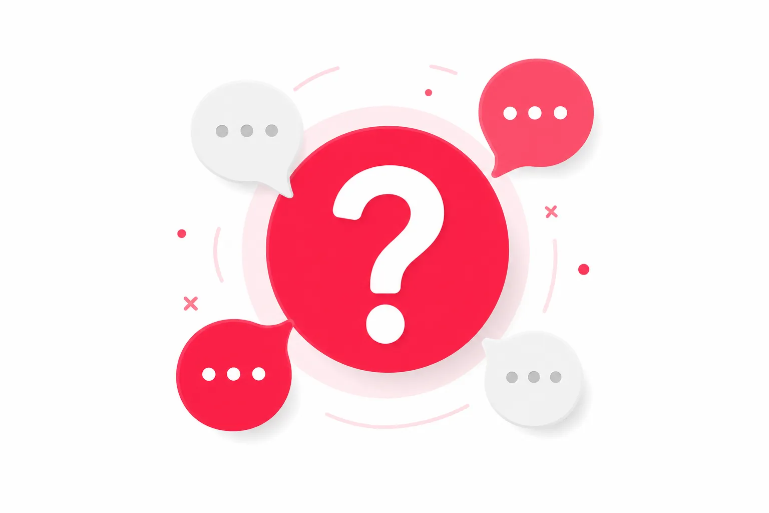 Question mark icon representing Aviator frequently asked questions